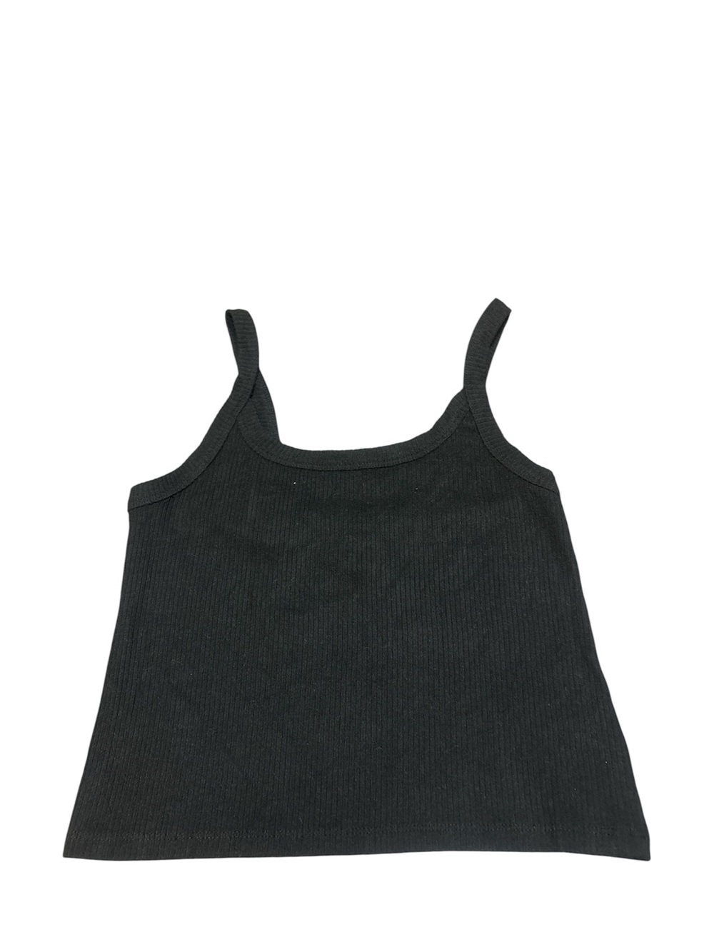 Universal Thread Black Ribbed Crop Tank Top